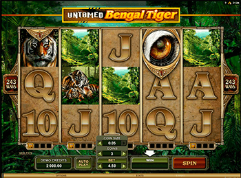 Игровой автомат Untamed Bengal Tiger - фото № 3