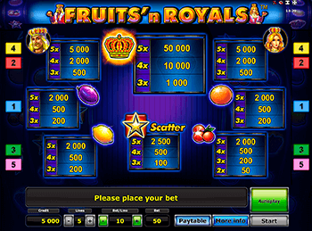 Игровой автомат Fruits and Royals - фото № 5