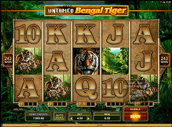 Игровой автомат Untamed Bengal Tiger - фото № 2